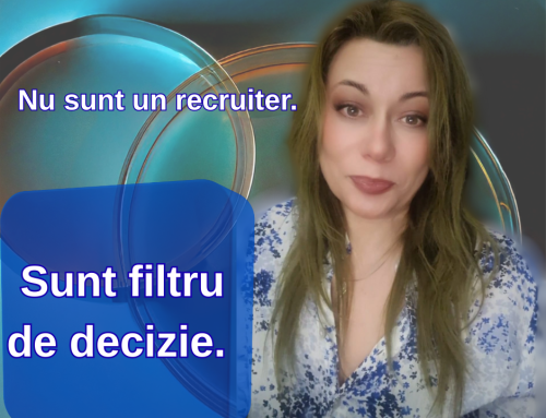 ⚖️Nu sunt recruiter. Sunt filtru de decizie.